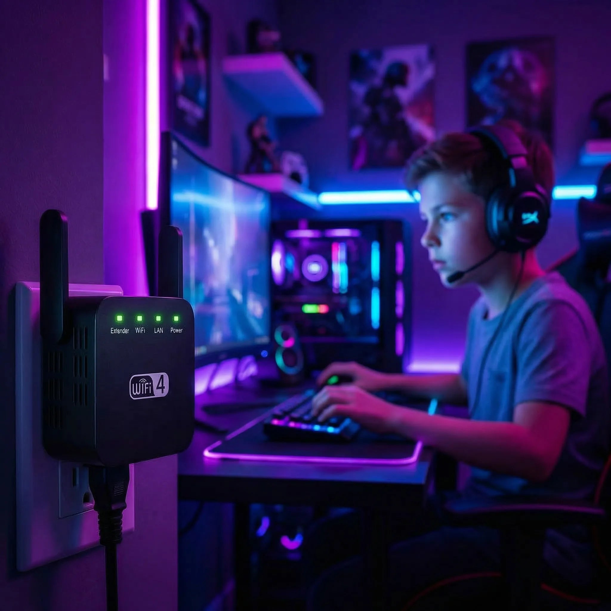 HomeWiFi Booster | Reliable Network Expander for Every Room