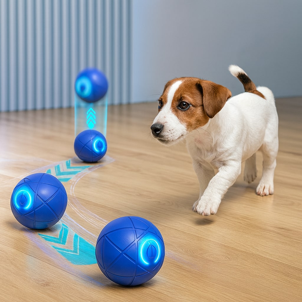 PawJoy Interactive Pet Playball for Endless Fun