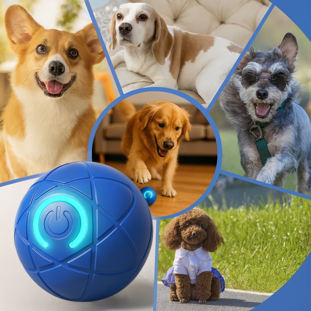 PawJoy Interactive Pet Playball for Endless Fun