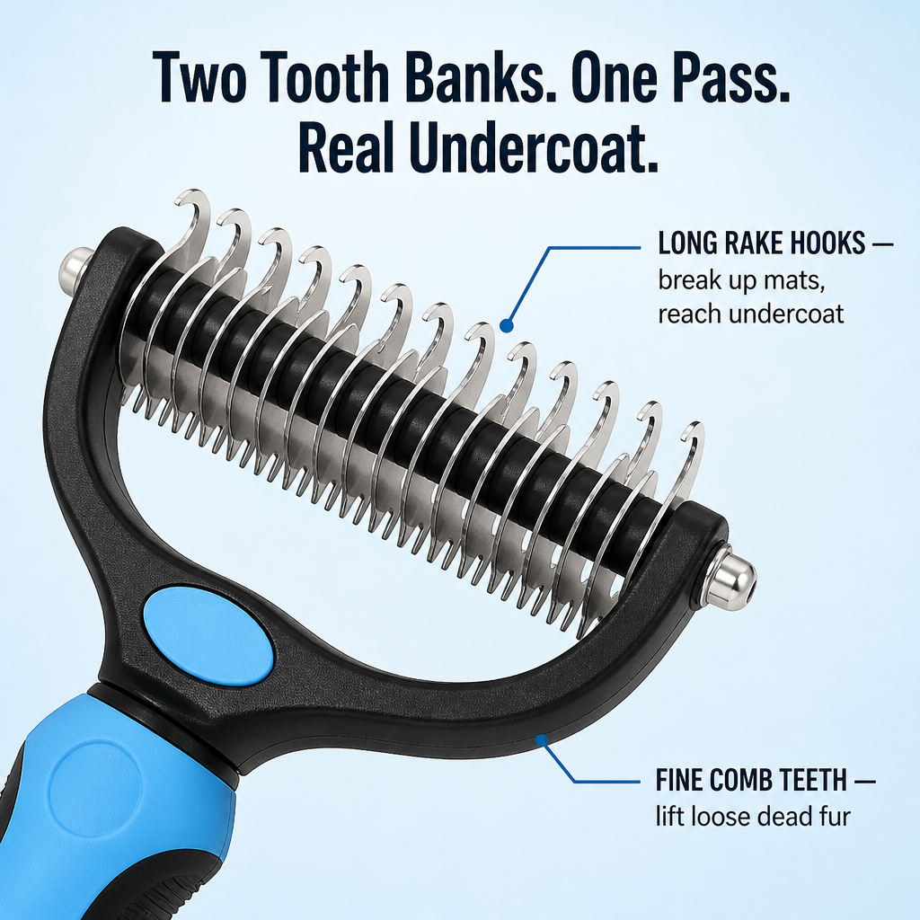 FurEase™ — Remove A Small Dog's Amount Of Undercoat Without The Yelp