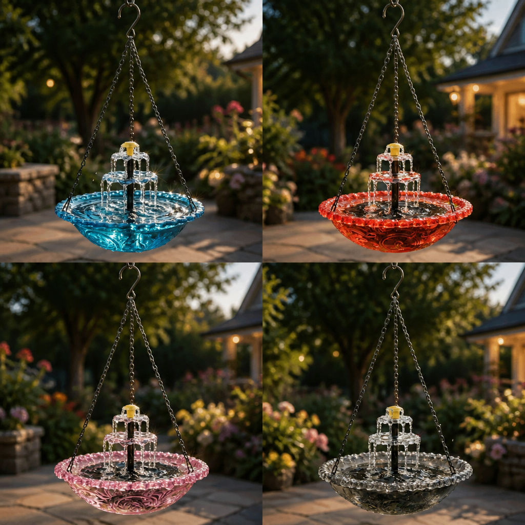 SunStream™ — Transform Your Garden into a Soothing Sanctuary of Sunlit Water and Wildlife