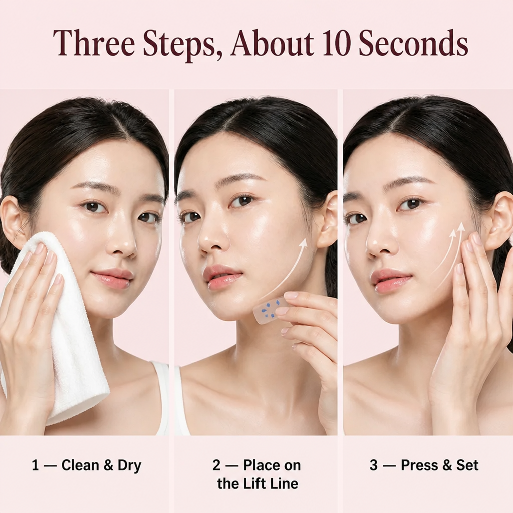 SilkVeil™ — Lift Your Jawline & Cheeks in Seconds With Film No One Sees